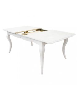 Cosma Tavolo Allungabile Bianco 160/200 x 100 cm in Legno Design Moderno