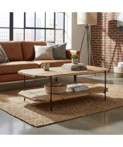 Cosma Tavolino Arnold in Legno di Pino Marrone 120x61x43 cm