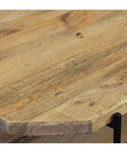 Cosma Tavolino Arnold in Legno di Pino Marrone 120x61x43 cm