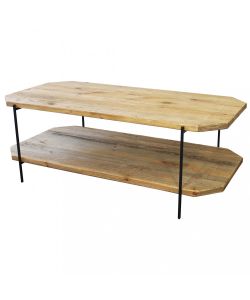 Cosma Tavolino Arnold in Legno di Pino Marrone 120x61x43 cm