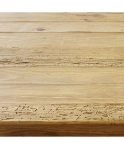 Cosma Tavolino Beaumont in Legno di Pino Marrone 135x74,5x40 h