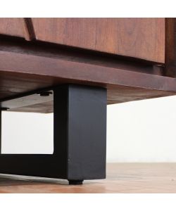 Cosma Mobile Brennan Credenza Ingresso Legno Acacia Marrone 180x45x80