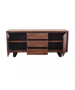Cosma Mobile Brennan Credenza Ingresso Legno Acacia Marrone 180x45x80