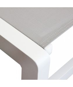Cosma Lettino Madison Prendisole Bianco 195x78 cm con Tettuccio