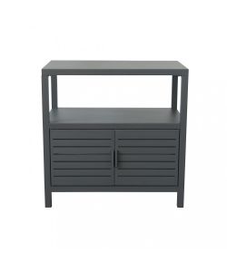Cosma Mobiletto Multiuso Antracite 90x55x90 cm in Alluminio