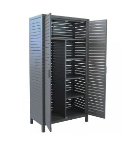Cosma Mobile Durango Antracite 90x48x180 cm in Alluminio Verniciato