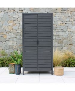 Cosma Mobile Durango Antracite 90x48x180 cm in Alluminio Verniciato