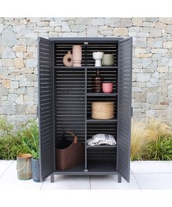 Cosma Mobile Durango Antracite 90x48x180 cm in Alluminio Verniciato