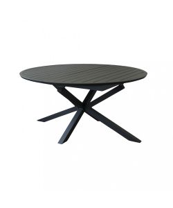Cosma Tavolo Rotondo Allungabile 150/204 cm Antracite da Giardino