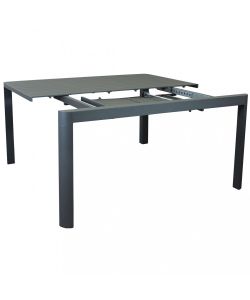 Cosma Tavolo Estensibile 100/150 x 150 cm Antracite Alluminio