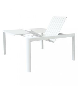 Cosma Tavolo Estensibile Rettangolare Bianco 100/150 cm Alluminio