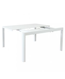 Cosma Tavolo Estensibile Rettangolare Bianco 100/150 cm Alluminio