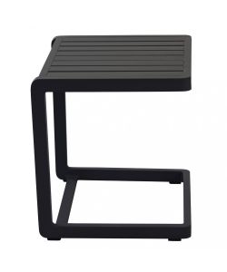 Cosma Tavolino da Giardino Quadrato 40x40x45 cm Antracite in Alluminio