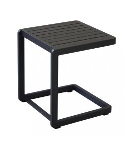 Cosma Tavolino da Giardino Quadrato 40x40x45 cm Antracite in Alluminio