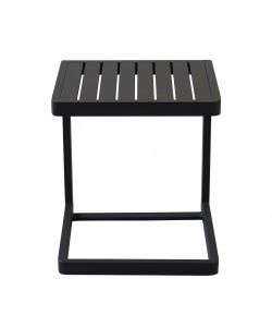 Cosma Tavolino da Giardino Quadrato 40x40x45 cm Antracite in Alluminio