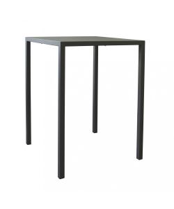 Cosma Tavolo Autolivellante Antracite 80x80 cm Stile Industrial in Metallo