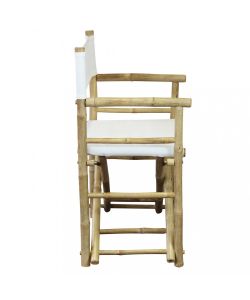 Cosma Regista Mojito Bianco in Bamboo 60x44x88 cm Pieghevole