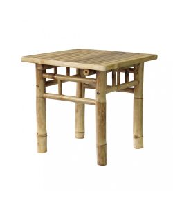 Cosma Tavolo da Giardino Quadrato in Legno Naturale Marrone 45x45 cm