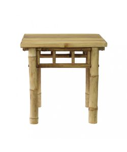 Cosma Tavolo da Giardino Quadrato in Legno Naturale Marrone 45x45 cm