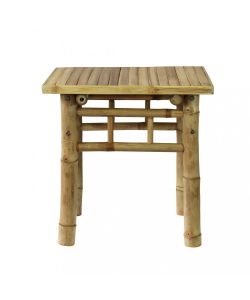 Cosma Tavolo da Giardino Quadrato in Legno Naturale Marrone 45x45 cm