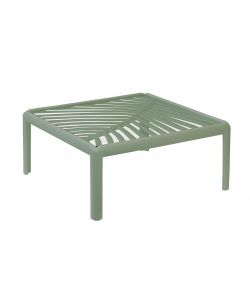 Cosma Tavolino da Giardino Quadrato Verde 70x70x32 cm in Polipropilene