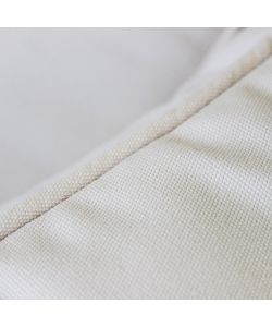 Cosma Divano 2 Posti Esterno con Cuscini Teak Bianco/Tortora 131,5x92 cm