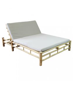 Cosma Letto da giardino Affinity grigio chiaro 210x150x33/36 cm con cuscini