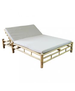 Cosma Letto da giardino Affinity grigio chiaro 210x150x33/36 cm con cuscini