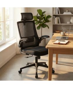 Cosma Poltrona Sybil da Ufficio Nero 60x62 cm Stile Moderno Regolabile
