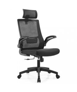Cosma Poltrona Sybil da Ufficio Nero 60x62 cm Stile Moderno Regolabile