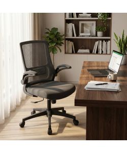 Cosma Poltrona Sherrie da Ufficio Nero Moderna 60x62x99-109 cm Metallo