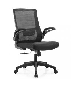 Cosma Poltrona Sherrie da Ufficio Nero Moderna 60x62x99-109 cm Metallo