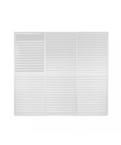 Cosma Laterale Scorrevole Bianco 270 x 238 cm per Pergola Bioclimatica