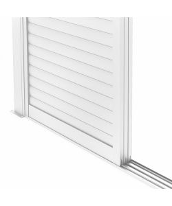 Cosma Laterale Scorrevole Bianco 270 x 238 cm per Pergola Bioclimatica