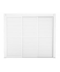 Cosma Laterale Scorrevole Bianco 270 x 238 cm per Pergola Bioclimatica