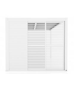 Cosma Laterale Scorrevole Bianco 270 x 238 cm per Pergola Bioclimatica