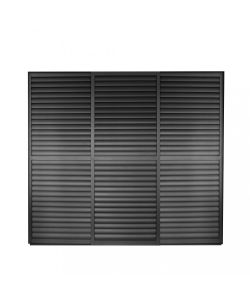 Cosma Laterale Scorrevole Lamellette Antracite 3m per Pergola Bioclimatica
