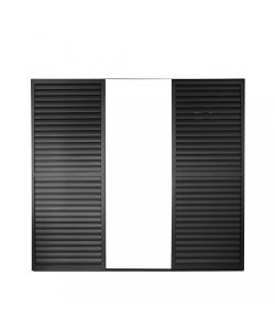 Cosma Laterale Scorrevole Lamellette Antracite 3m per Pergola Bioclimatica