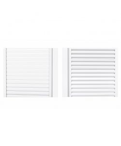 Cosma Laterale Scorrevole Bianco per Pergola Bioclimatica 370x238 cm