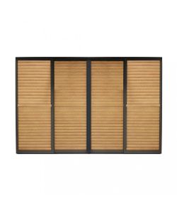 Cosma Laterale Scorrevole Pergola Bioclimatica 370x238 cm Marrone