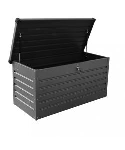 Cosma Baule da Esterno Antracite 130x61x63 cm in Alluminio - New Jersey