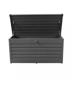 Cosma Baule da Esterno Antracite 130x61x63 cm in Alluminio - New Jersey