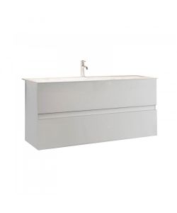 Cosma Bagno Sospeso Riccardo 100 cm Bianco Lucido in Truciolare Bilaminato