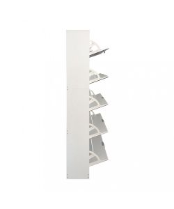 Cosma Scarpiera Susie Bianca con Specchio 5 Ante Dimensioni 60x24x180 cm