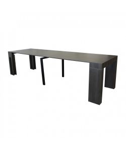 Cosma Tavolo Consolle Allungabile Antracite 45/300 x 90 cm Design Moderno