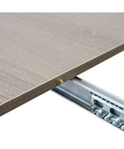 Cosma Tavolo Consolle Allungabile Taupe 45/300 x 90 cm Design Moderno