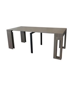 Cosma Tavolo Consolle Allungabile Taupe 45/300 x 90 cm Design Moderno