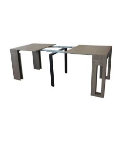 Cosma Tavolo Consolle Allungabile Taupe 45/300 x 90 cm Design Moderno