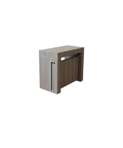 Cosma Tavolo Consolle Allungabile Taupe 45/300 x 90 cm Design Moderno