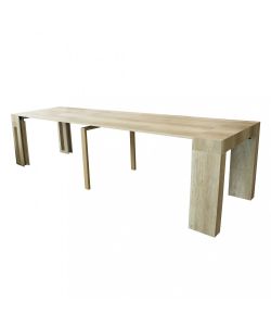 Cosma Tavolo Consolle Allungabile Naturale 45-300 x 90 cm Moderno